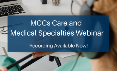 MCC's Care & Medical Specialties Webinar