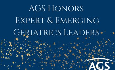 AGs Honors Expert and Emerging Geriatrics Leaders
