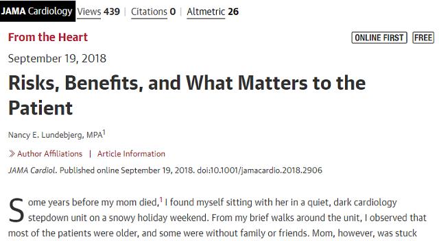 Online preview of Lundebjerg's JAMA editorial
