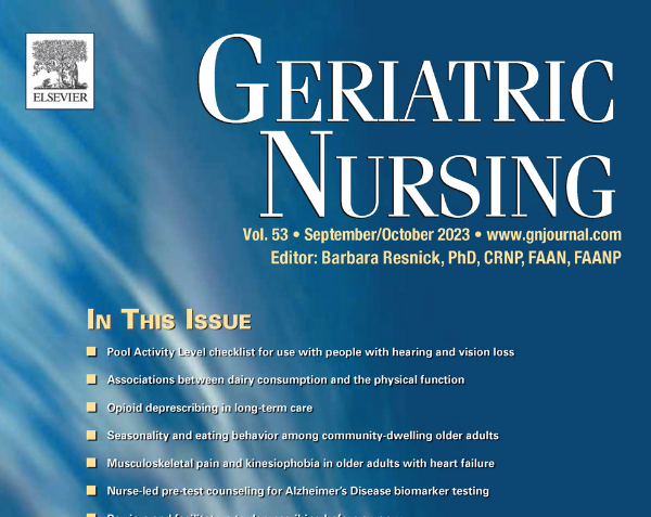Geriatric Nursing Journal cover